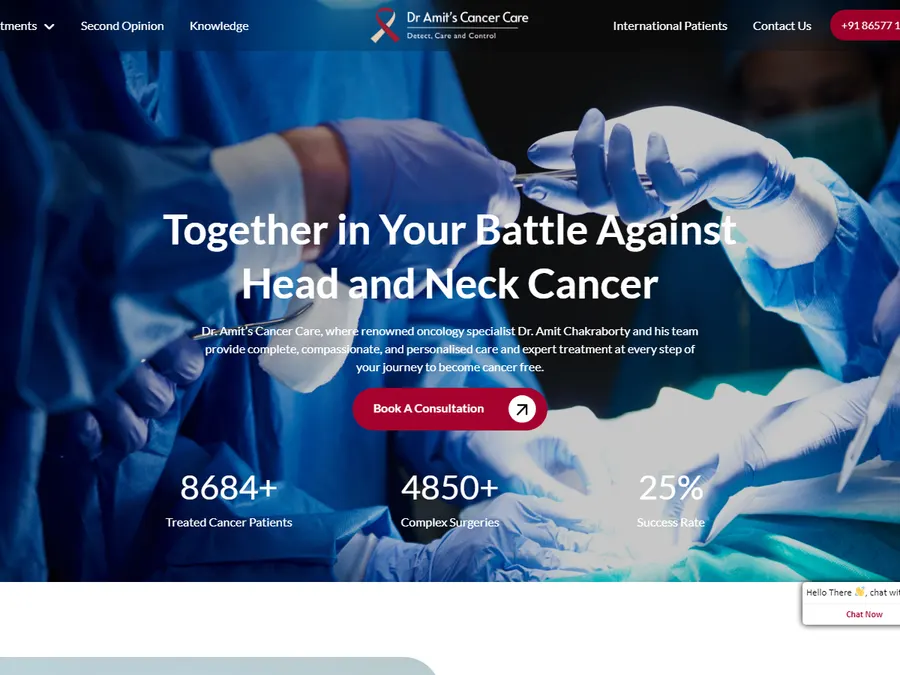 Dr. Amit Chakraborty website homepage screenshot